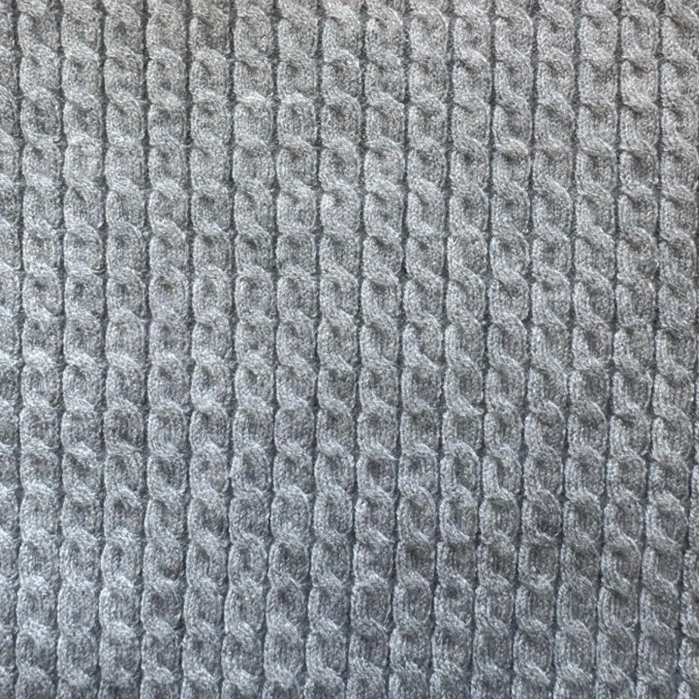 WeWoreWhat Gray Sweater Vest Cable Knit Cropped Chic |‎ S/M